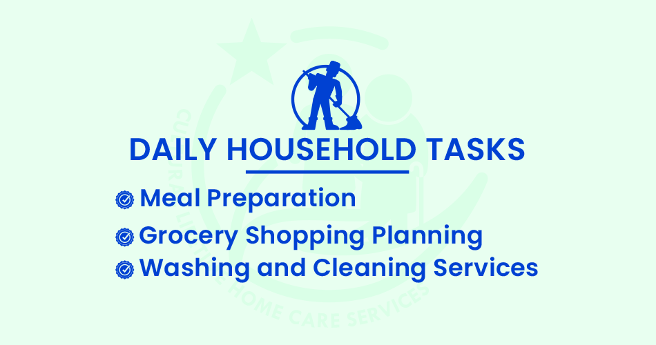 Cultural Lifetime Home Care Services, Adelaide, is committed to providing daily household tasks assistance, including meal preparation, grocery shopping planning, washing and cleaning.